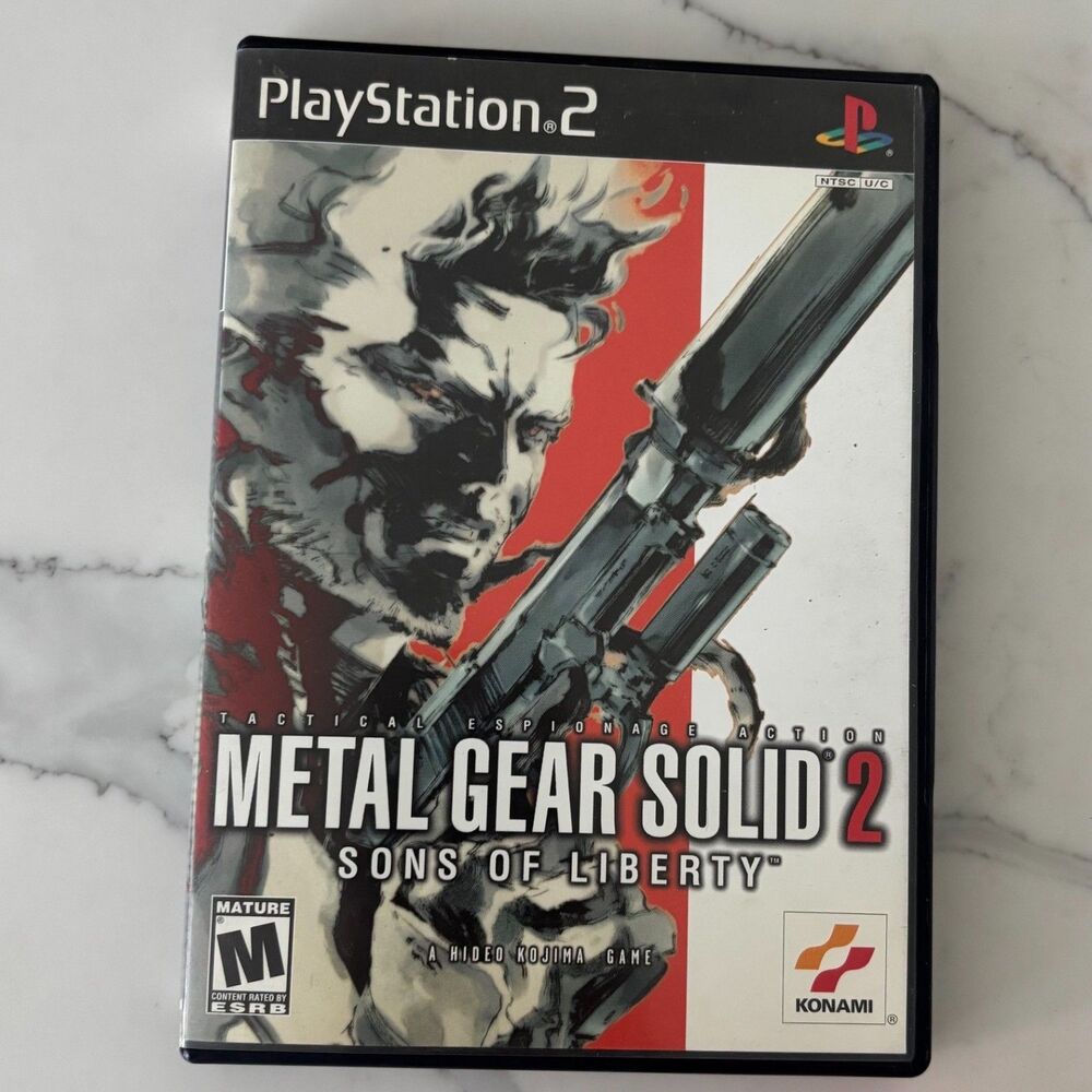 Metal Gear Solid 2: Sons of Liberty Playstation 2 PS2 Video Games Tested